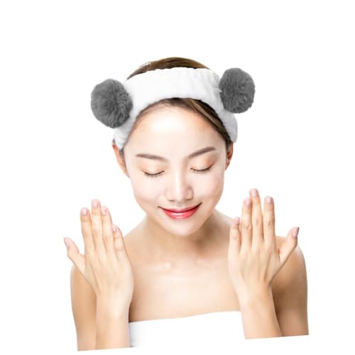 DONFAMDS レディース 冷却ヘッドバンド フェイシャル ヘッドバンド ヨガ メイク ヘアアクセサリー ピンク 通気性 速乾 2個