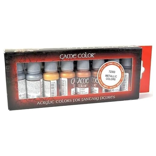 Vallejo Game Metallic Color Set