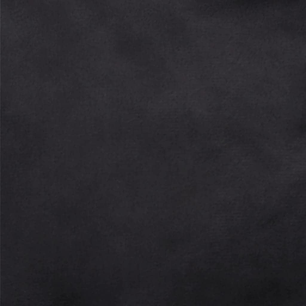 Générique Gepolstertes Hundesofa aus schwarzem Kunstleder und weichem Plüsch, Bett 99 x 89 x 21 cm, mit rutschfestem Kissen und waschbarem Bezug mit Reißverschluss, ideal für Katzen und kleine Tiere
