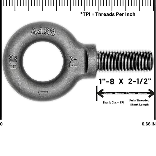 Image of Lifting Shoulder Eye Bolt 1 inch-8 X 2-1 /2 inch
