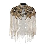 mani d'oro uncinetto schemi Design - Questo lussuoso mantello presenta nappe di perline scintillanti che scorrono con grazia, facendolo brillare alla luce e assicurandoti di distinguerti dalla massa.