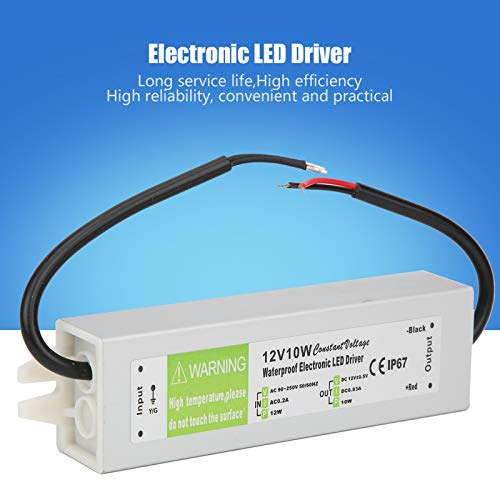 Image of 10W LED Driver Transformer, 12V /24V DC IP67 Waterproof Switching Power Supply, and Durable, Excellent Insulation, High Dielectric Strength(DC12V)