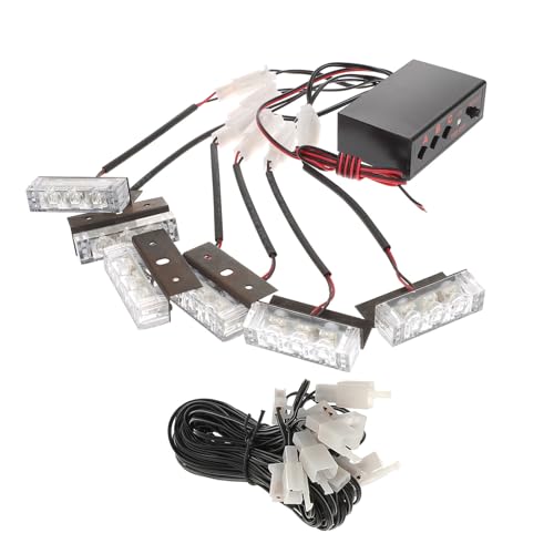 Luz de advertencia para coche fácil de usar con 18 LED amarillos para resolver emergencias viales