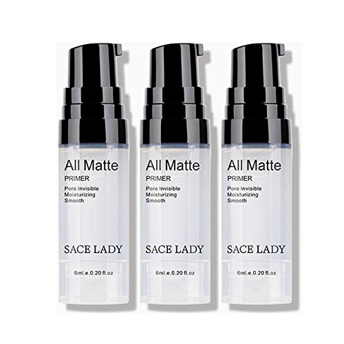 Smooth Face Primer 3Pcs & Full Coverage Liquid Concealer 3Pcs & Waterproof Cream Concealer Corrector 3Pcs, Poreless Smooth Flawless Makeup For Blemishes, Dark Spots, Eye Circles, Imperfections #TOP1