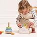 Le Toy Van - Wooden Baby Sensory Petilou Rainbow Cloud Pop Press and Release Toy | Educational Baby Sensory Montessori Toddler Learning Toy - Suitable for 18+ Months