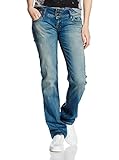 Kontrastfarbene Nähte sowie Zierstickereien an den Taschen machen den besonderen Look der Slim Fit Jeans aus.