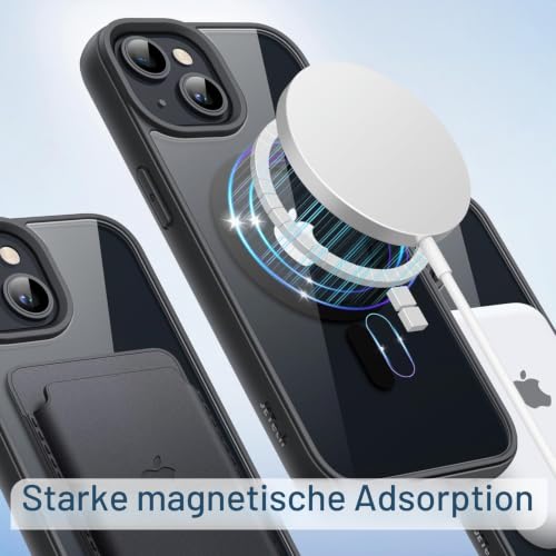 JETech Magnetische Hülle für iPhone 13 mini, Schwarz – Ansicht 4