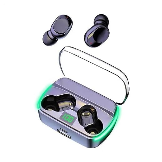 Fone De Ouvido Sem Fio Bluetooth 5.3 Com Microfone, Power Bank, IPX4 Resistente A Água, E Cancelamento De Ruído Ativo [KRV Magazine]