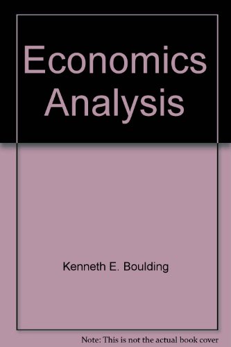 Economics Analysis B000NXI5VU Book Cover