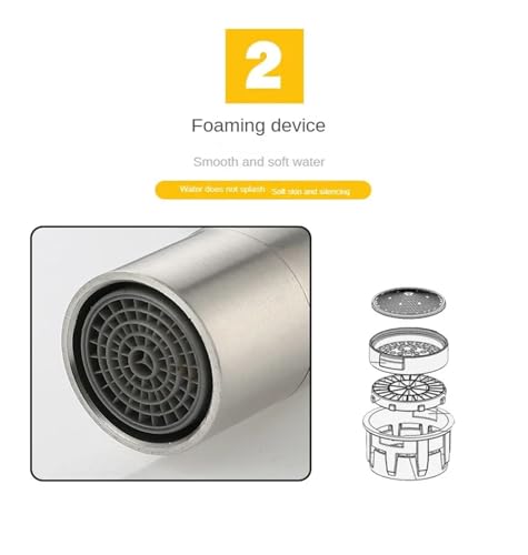 Robinet d'eau froide pour lavabo de salle de bains : solution G1/2 haut