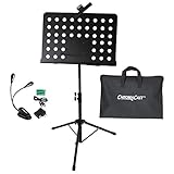 ChromaCast FBA CC-PS-MSTAND-KIT-1 Pro Series Metal Stand Performance Pack with Carry Bag, Music Sheet Clip On Adjustable Light