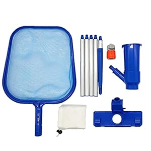 Zwembad Reinigingsset Skimmer Net Kit Pool Leaf Skimmer Set Vijver Reiniging Tool voor Zwembad Vijver Fontein Vis Tank