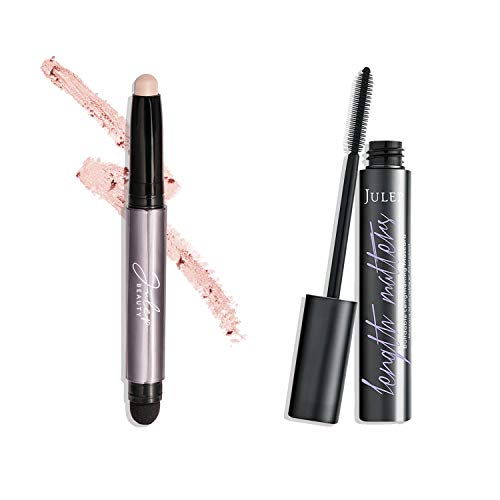 Julep Desert Matte CrÃ¨me to Powder Waterproof Eyeshadow Stick & Length Matters Buildable Black Mascara