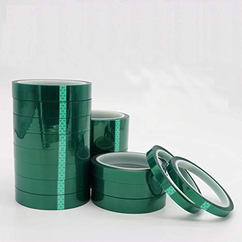 1 Roll 100mm x 100ft Green PET Tape High Temperature Heat Resistant