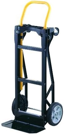 Harper Trucks Lightweight 400 lb Capacity Glass Filled Nylon Plastic Convertible Hand Truck and Dolly