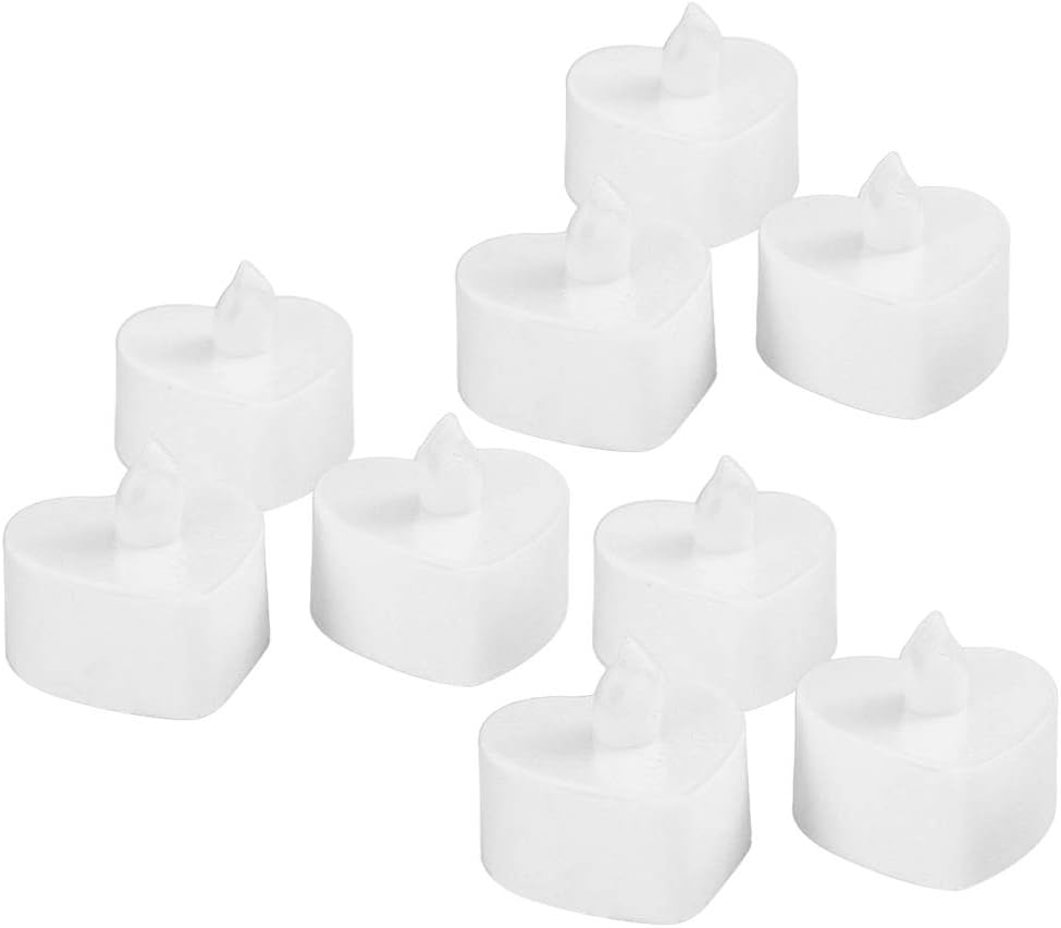 BESTOYARD 10Pcs Led Tea Lights Battery Operated Flameless