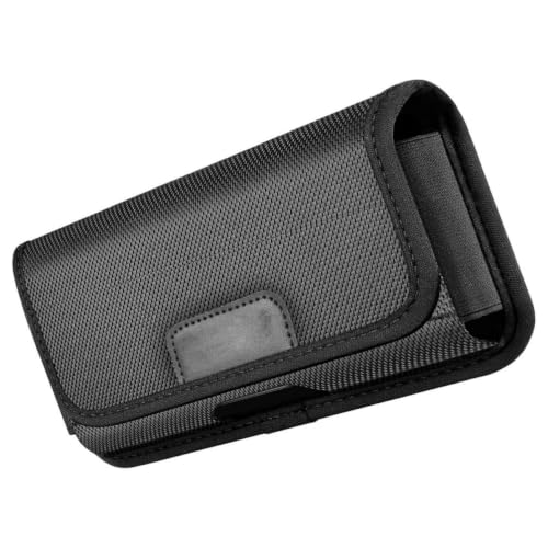 Men's Nylon Belt Phone Pouch for 6.1-6.8 Inch Smartphones