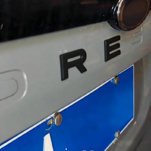 Rear Trunk Letter Emblem Decal Sticker for 2025-2026 Forester (Matte Black) - 3