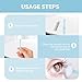 Ryetvok 10 Pack Blue Hard Contact Lens Remover Tool, Silicone Suction Cup Plunger for RGP & Scleral Lenses, Individual Container,Reusable Eye Contact Removal Tool for Daily & Travel Use