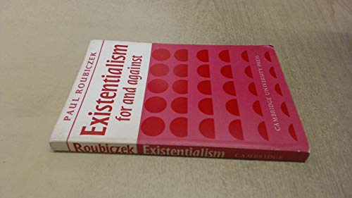 Existentialism for and against B0007JIXSU Book Cover