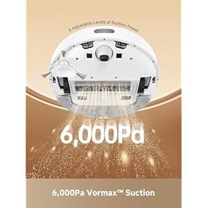 DREAME D10 Plus Gen 2 Robot Vacuum and Mop with Self-Emptying Base for 90 Days of Cleaning, 6000 Pa Suction and LiDAR Navigation, Obstacle Avoidance, Wi-Fi Connected DREAME D10 Plus Gen 2 Robot Vacuum and Mop with Self Emptying Base for 90 Days of Cleaning 6000 Pa Suction and LiDAR Navigation Obstacle Avoidance Wi Fi Connected