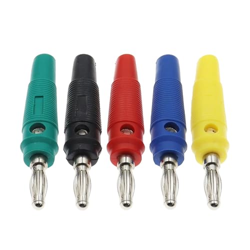 Cable de altavoz de cobre 4mm con conector banana rojo para bafles 2