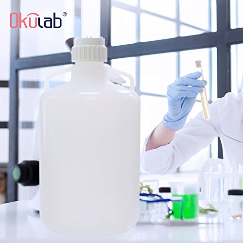image for Okulab 5.2 Gallon Jug, Heavy Duty Plastic Jug, PP Material Round Carbo