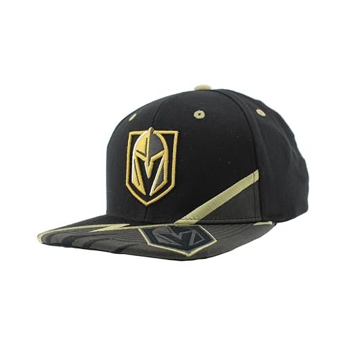 Vegas Golden Knights NHL Officially Licensed Adjustable Snapback Hat Flat Bill Z11 Bolt