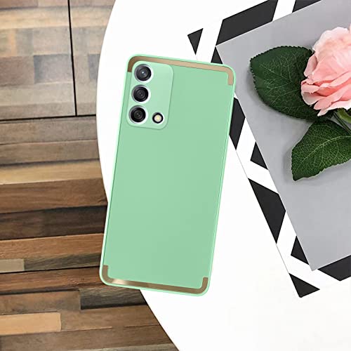 Coque Oppo A74 4G verte en polycarbonate et TPU antichoc