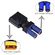 Boladge 2 Stücke XT90 Männlich auf EC5 Buchse Steckverbinder Adapter und 2 Stücke XT90 Buchse auf EC5 Männlich Steckverbinder Adapter für RC LiPo Akkus