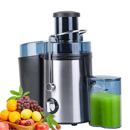 KOCASO 1000W Centrifugal Juicer Machines Vegetable and Fruit with 3” Wide Chute, Juice Extractor with 3 Modes 2 Speeds, Juice Maker Machine, 304 Stainless Steel, Anti-Drip, Overheat Protection