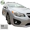 RokBlokz Mud Flaps for 2012-2016 Subaru Impreza - Multiple Colors Available - Set of 4 - Mud Guards are Custom Cut and Fit - Includes All Mounting Hardware (Red with Black Logo, Original)