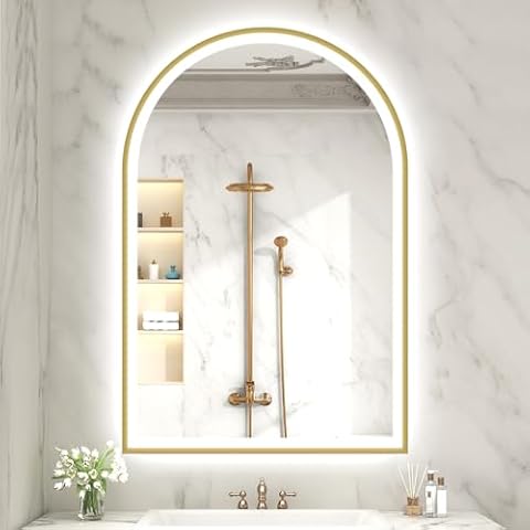 S'bagno LED Bathroom Mirror with Anti-Fog Cover