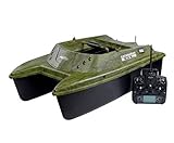 Anatec Catamaran Carp Fishing Bait Boat + Bag & Spare Batteries