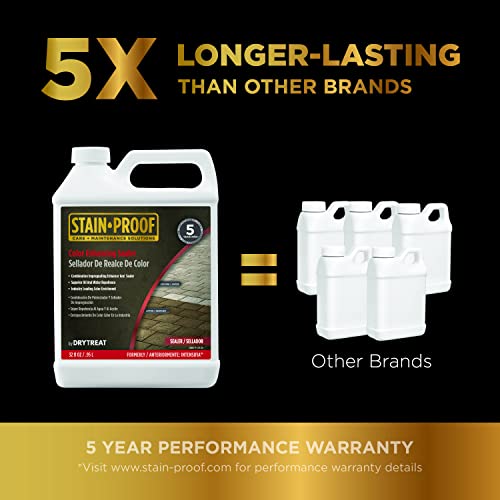 Dry-Treat Intensifia - - Combination Enhancer And Sealer For Natural Stone, Masonry, Patios, Driveways, Floors, Countertops, Garages, And More - 130832-1 Gallon #TOP2