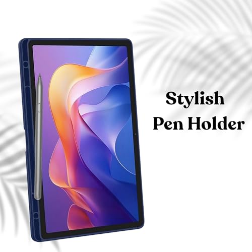 Image of M CartCover for Redmi Pad 2 11 inch Cover Case with [Pencil Holder], Trifold Flip Stand Cover Case for Redmi Pad 2 Cover 11 inch Tablet [Auto Sleep /Wake Support] - Dark Blue