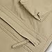Dgoopd Lightweight Vest for Men Sleeveless Travel Hiking Casual Vest with Zipper Pockets Khaki
