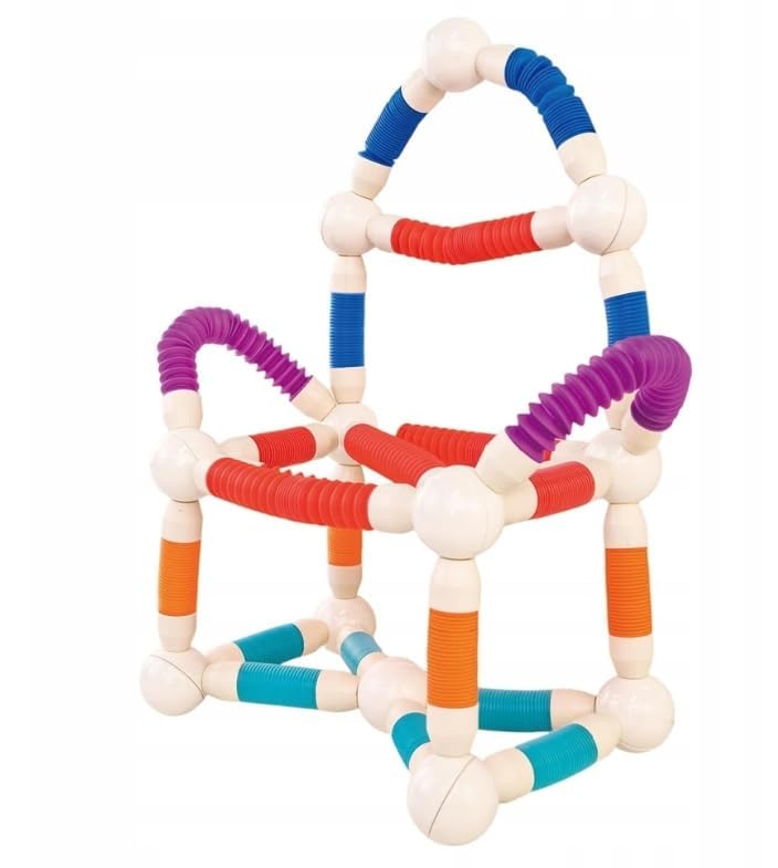 FlexiMag Flexible Telescopic Magnetic Construction Set, STEM Learning Toy, 25 Pcs, for Kids 3-6 Years-image-4