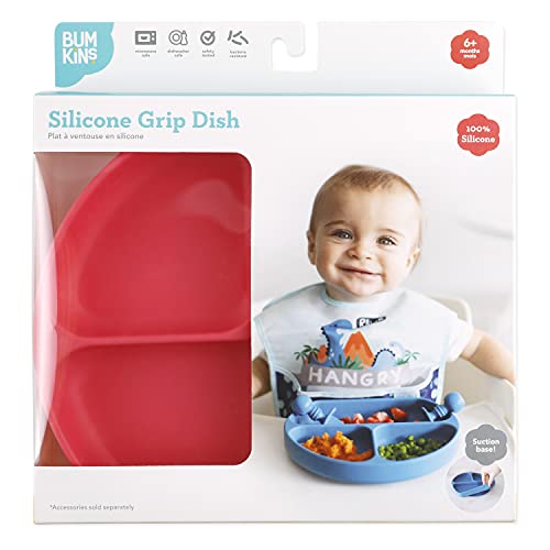 Bumkins GD-RED Toddler And Baby Suction Plate thumb #5