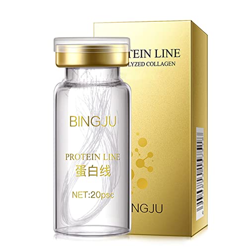 InstaLift Protein Thread Lifting Set, Soluble Protein Thread and Nano Gold Essence Combination, Absorbable Collagen Thread for Face Lift, Face Line Carving Essence for Face (1Pcs)