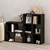 Estantería Cúbica Furinno Pelli De 9 Cubos - Color Espresso, Madera Compuesta, 89.69x89.89x29.79 Cm