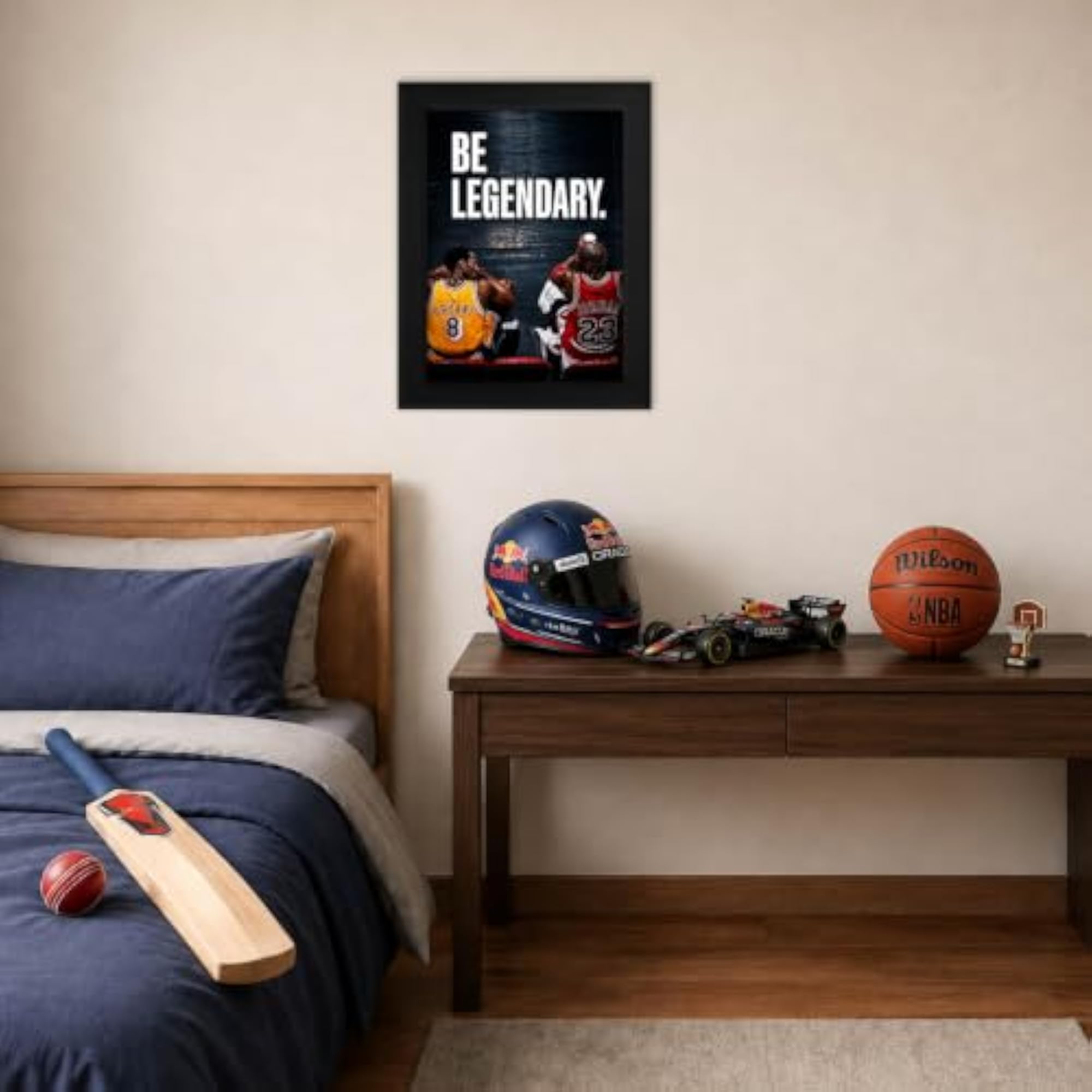 Michael Jordan Kobe Bryant Motivational Poster for Room Decor
