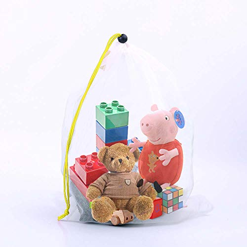 Mipruct 18 Pack Reusable Produce Bags,Reusable Produce Bags For Grocery,See-Through Medium Pack Mesh Bags Washable Grogery Bags,Useful For Storage Fruits,Vegetables,Toys…… #TOP3