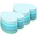 300 Pcs Blue Index Cards Heart Shape Note Cards Flat Blank Index Cards 3x3 Blank Business Cards Colorful Cardstock Greeting Cards Small Paper Cards For School Learning Office Game Stationery, Purple