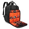 CURMIO Barman Bag Travel Barman Kit Rugzak met gewatteerde compartimenten, draagbare draagtas voor Bar Tools Set…
