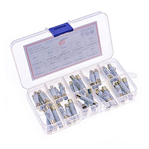 Fusibles 6x30mm kit d'assortiment FFOCCO 250V action rapide de 0.5 ampères à 30 ampères - 4
