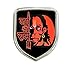 S2S Stylish 3D Metal Chrome Sticker Emblem Badge Logo | Durable & Stylish Automotive Decoration | for Cars & Bikes (Jai Shree RAM)