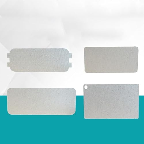 MonoSora Mica Waveguide Piastra di copertura per forno a microonde Galanz, foglio isolante resistente alle alte temperature, 12,6 x 4,6 cm