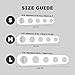 Natural Toe Spacers & Separators, Fast Pain Relief from Hammertoe & Bunions | Food Grade Silicone Toe Stretchers Used for Walking, Running & Yoga Practice | Large