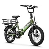 Aipas A2 20 inch Fat Tire Folding E-Bike